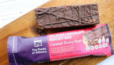 CARAMEL ROCKY ROAD BAR