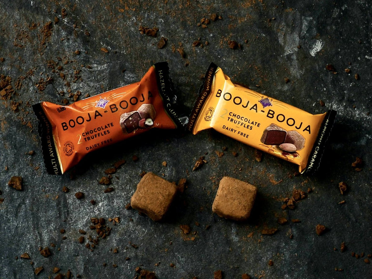 Booja Booja Hazelnut Crunch 2-Truffle Packs – Vegan Perfection Retail