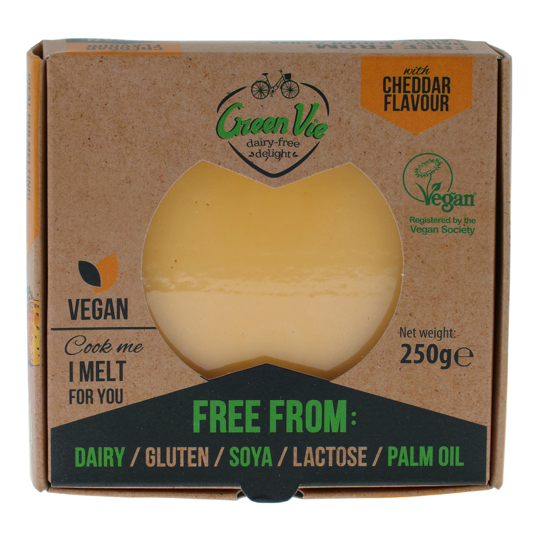 Cheddar Style Cheese Block 250g – Vegan Perfection Retail